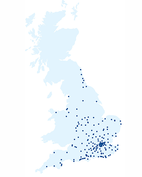 Brewers store locations in the UK