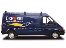 Brewers delivery van, 2000