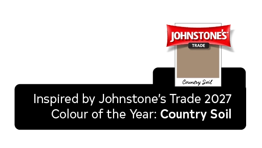 Inspired by Johnstones Trade 2027. Colour of the year: Country Soil