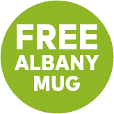 Free Albany mugs
