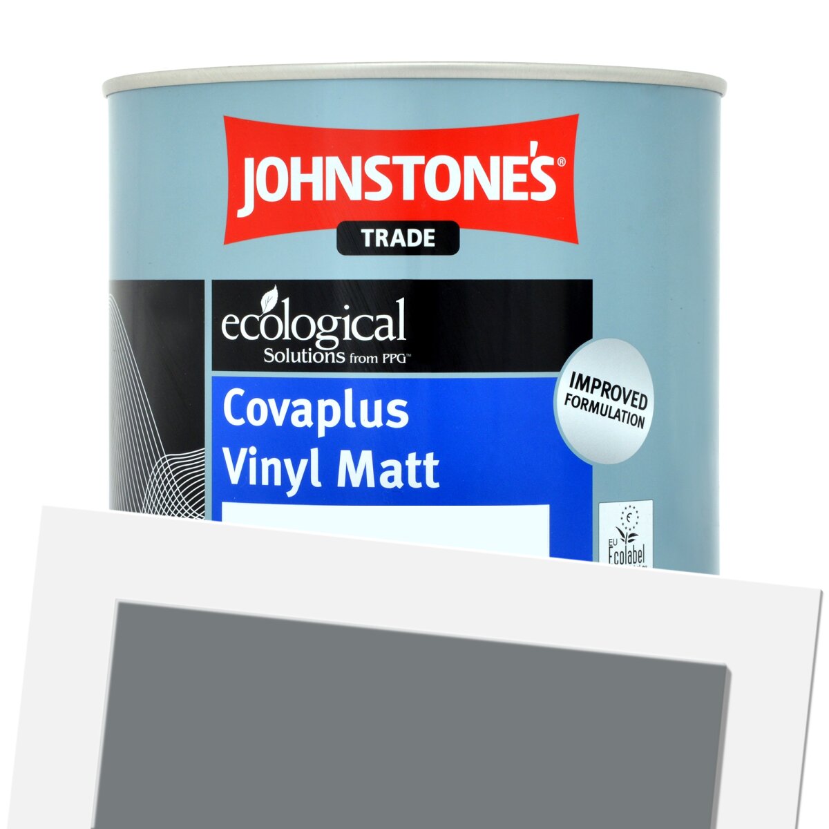 Johnstones Trade Covaplus Vinyl Matt Colour 1L - granite-00a09 ...