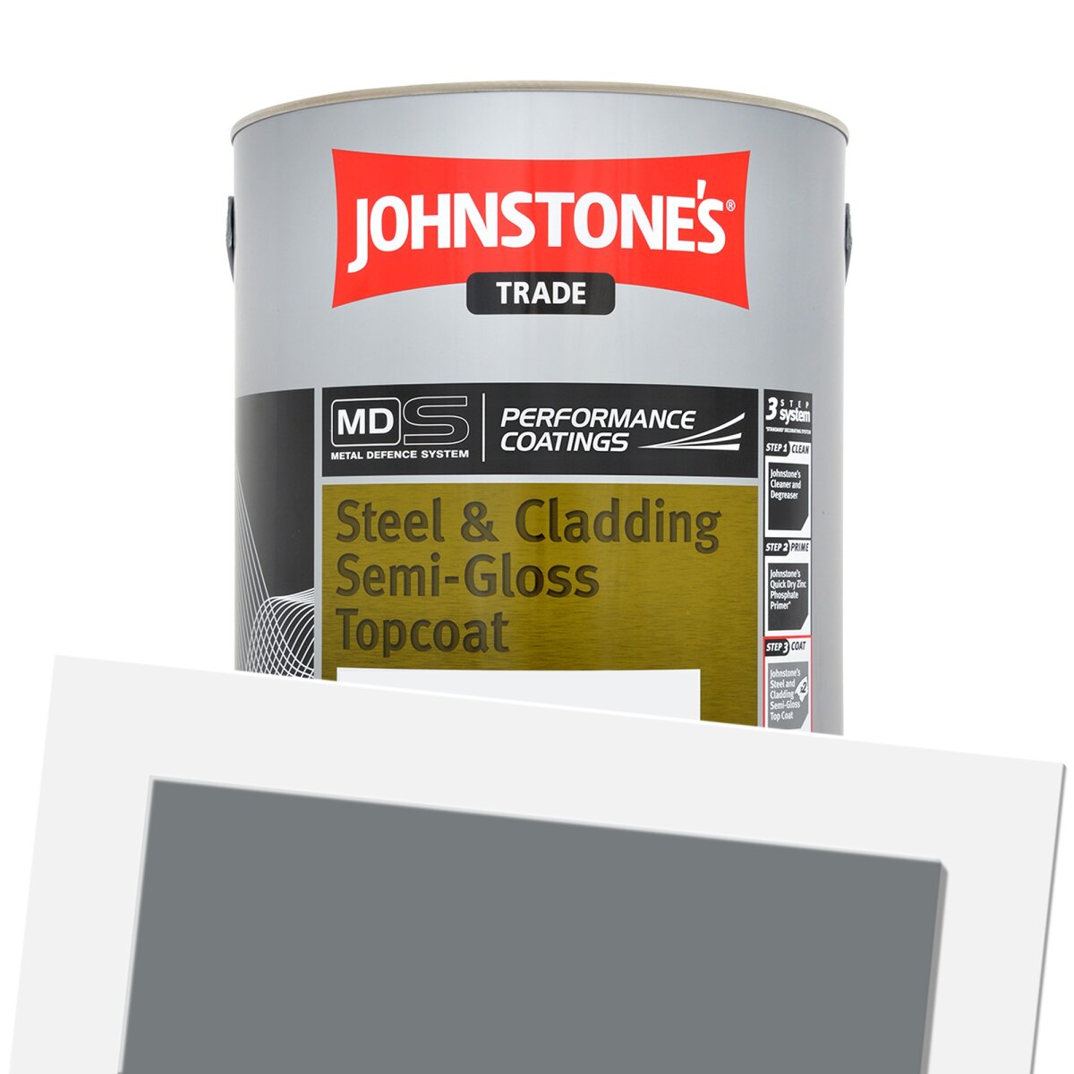 Johnstones Trade Steel & Cladding Semi Gloss Topcoat Colour 5L ...
