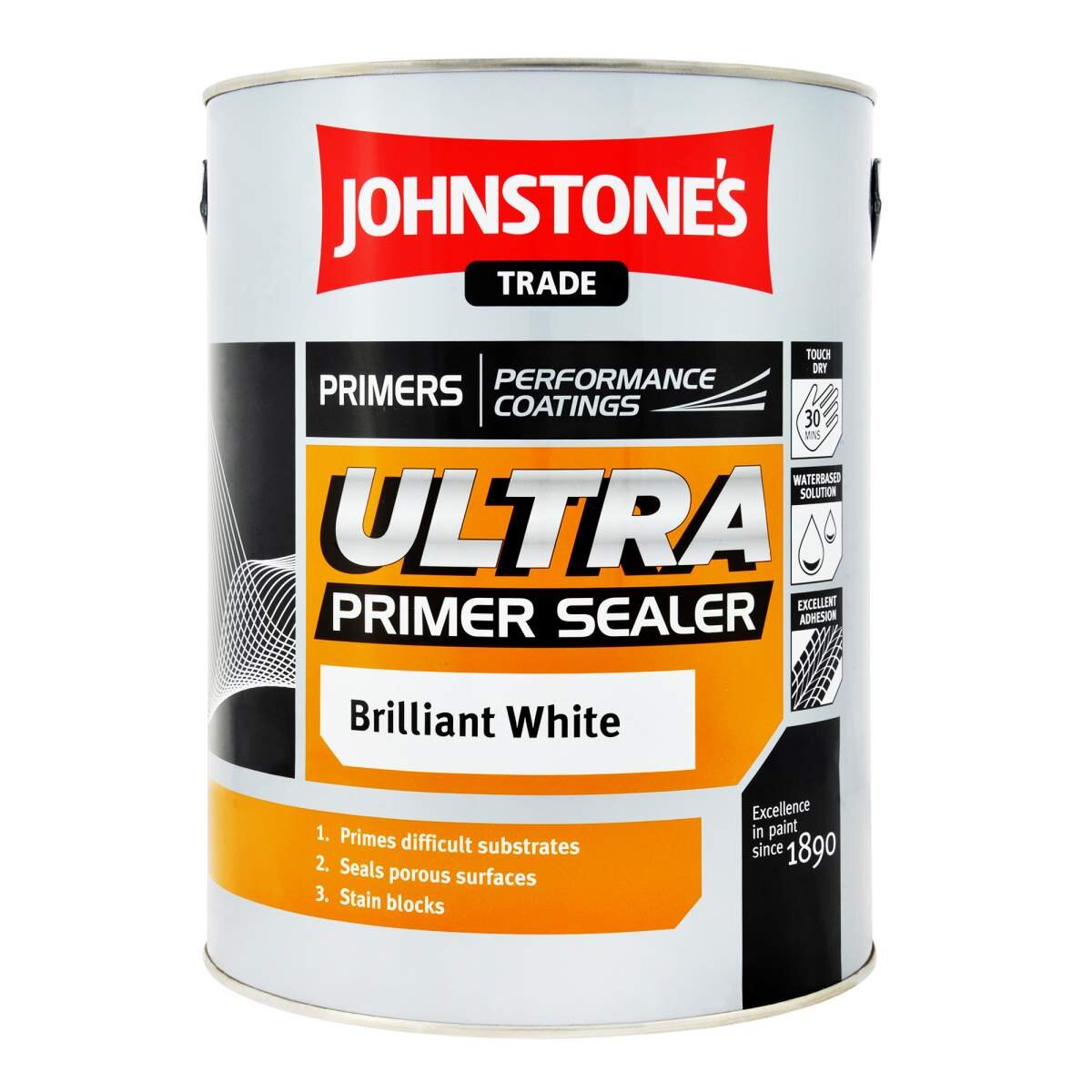 Johnstones Trade - Ultra Primer Sealer Brilliant White 5L