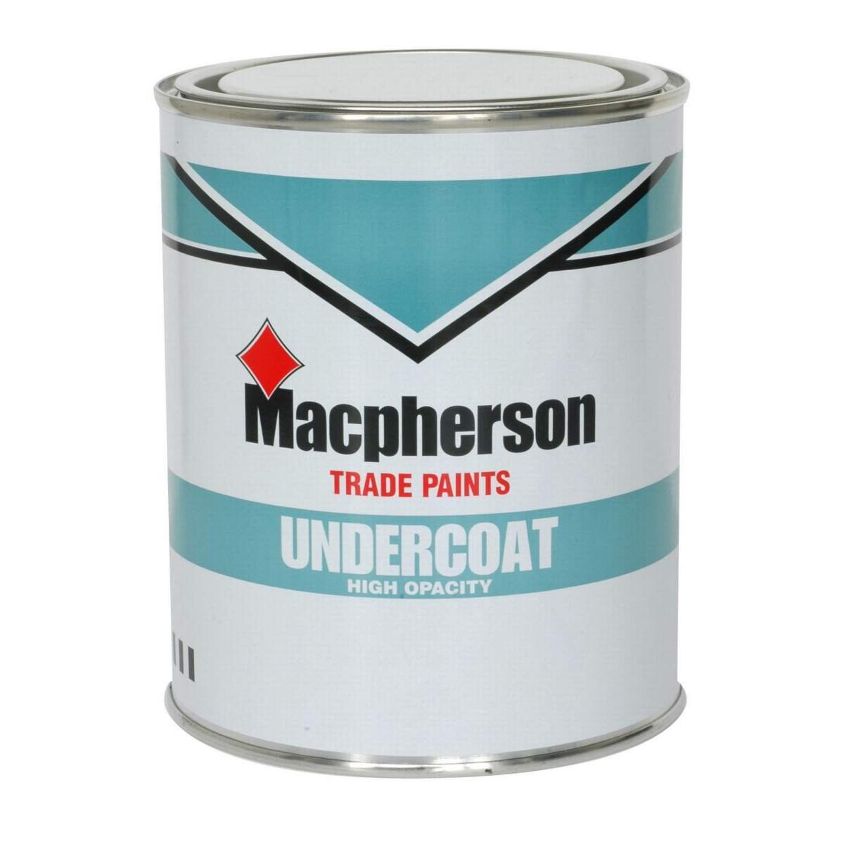 Macpherson Undercoat Paint - Deep Grey - 1L
