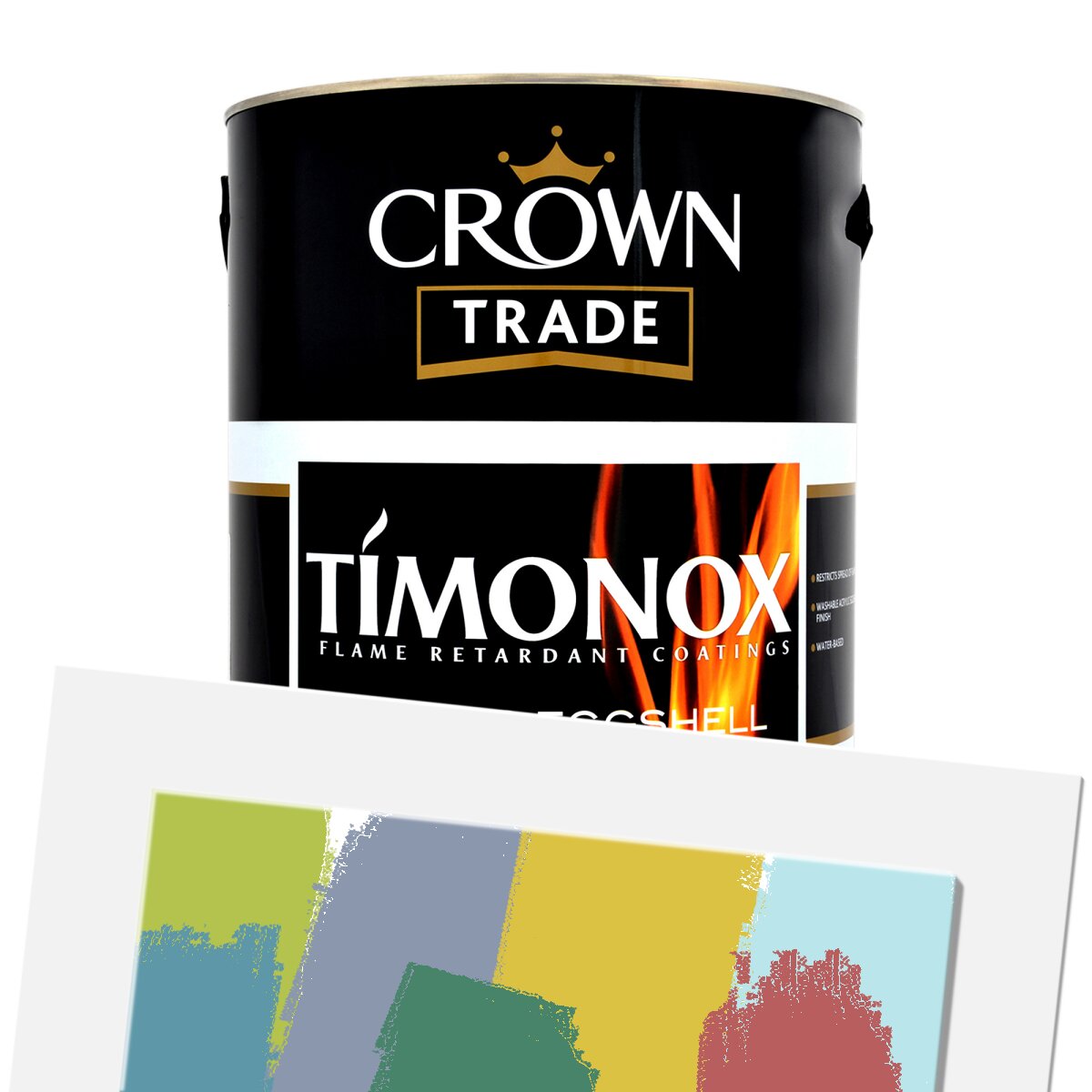 Crown Trade Timonox Acrylic Eggshell (Tinted) 5L - stone-cream ...
