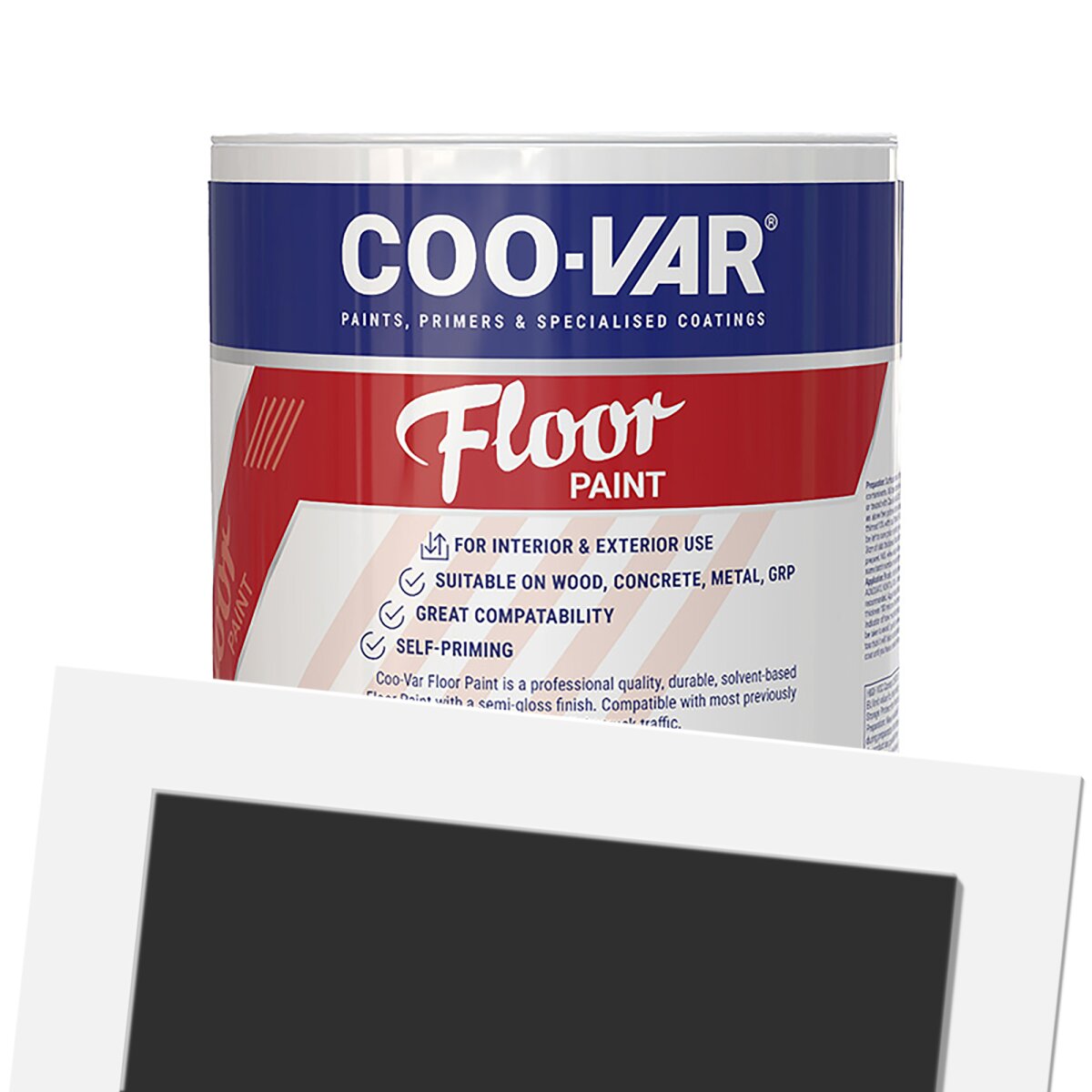 Coo-Var Floor Paint (Ready Mixed) 5L - black-bs-00e53 - Brewers ...