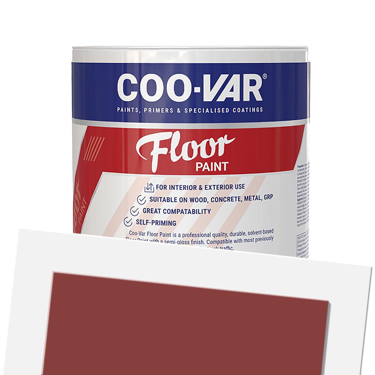 Floor Paint Colour (Ready Mixed) 5L - bright-red-bs-04d45 - Brewers ...