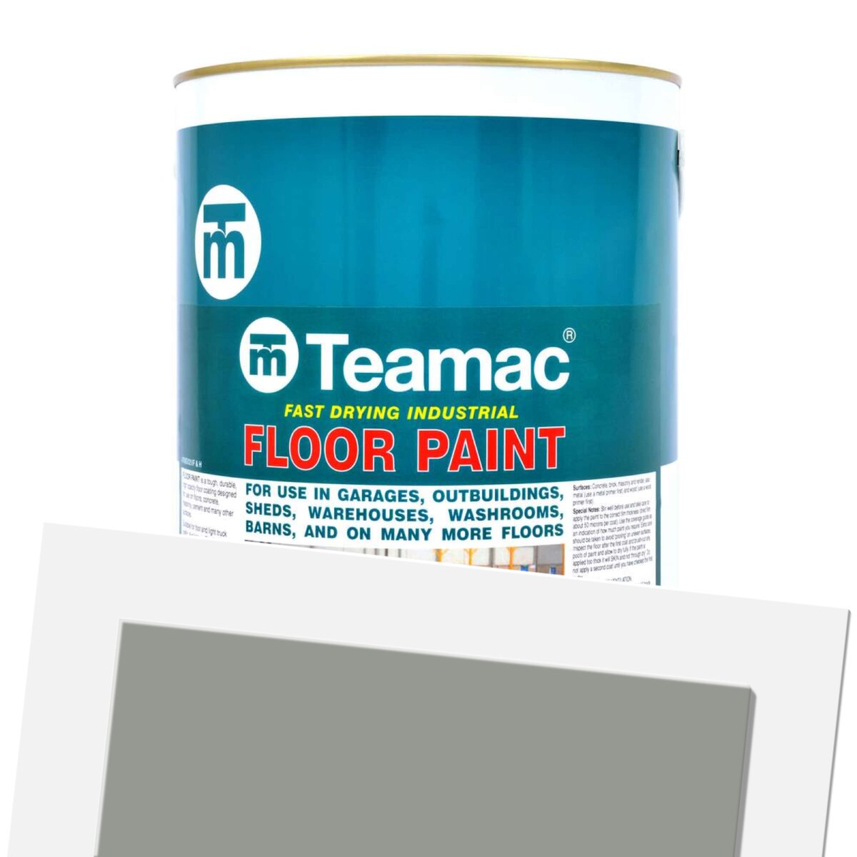 Teamac Industrial Floor Paint 5L - flint-grey - Brewers Decorators ...