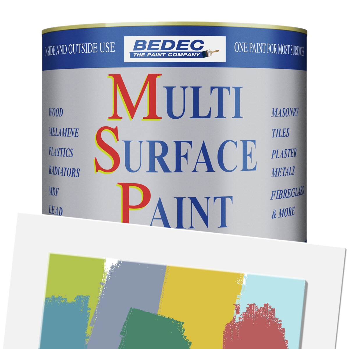 Bedec Soft Gloss Multi Surface Paint, 750ml, Dark Grey