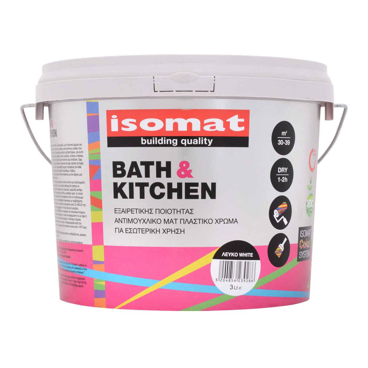 Isomat Bath & Kitchen White 3L
