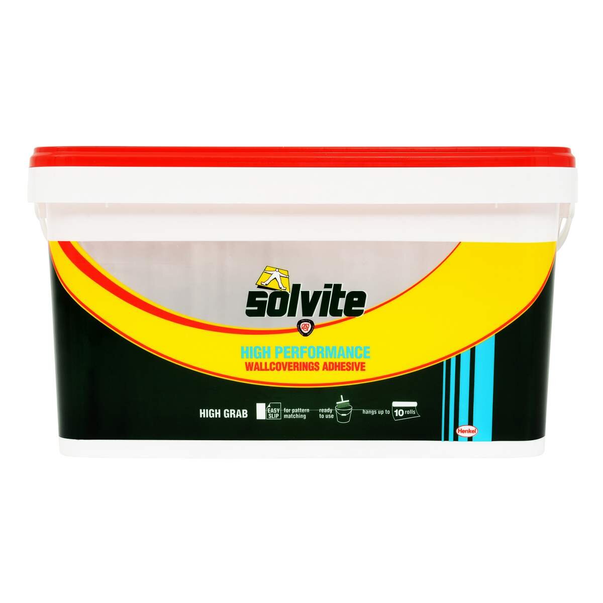 Solvite High Performance Ready Mixed Wallpaper Adhesive 10 roll 10KG