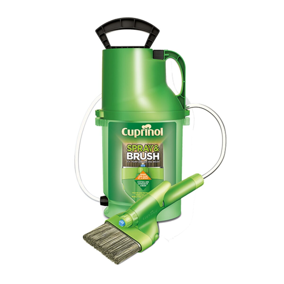 Cuprinol 6133940 Spray & Brush 2-in-1 Pump Sprayer