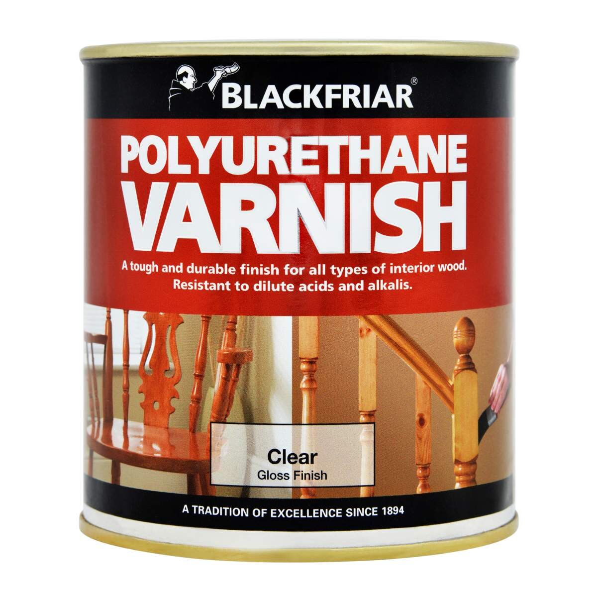 Blackfriar BF0230001E1 Polyurethane Varnish P99 Clear Gloss 500ml
