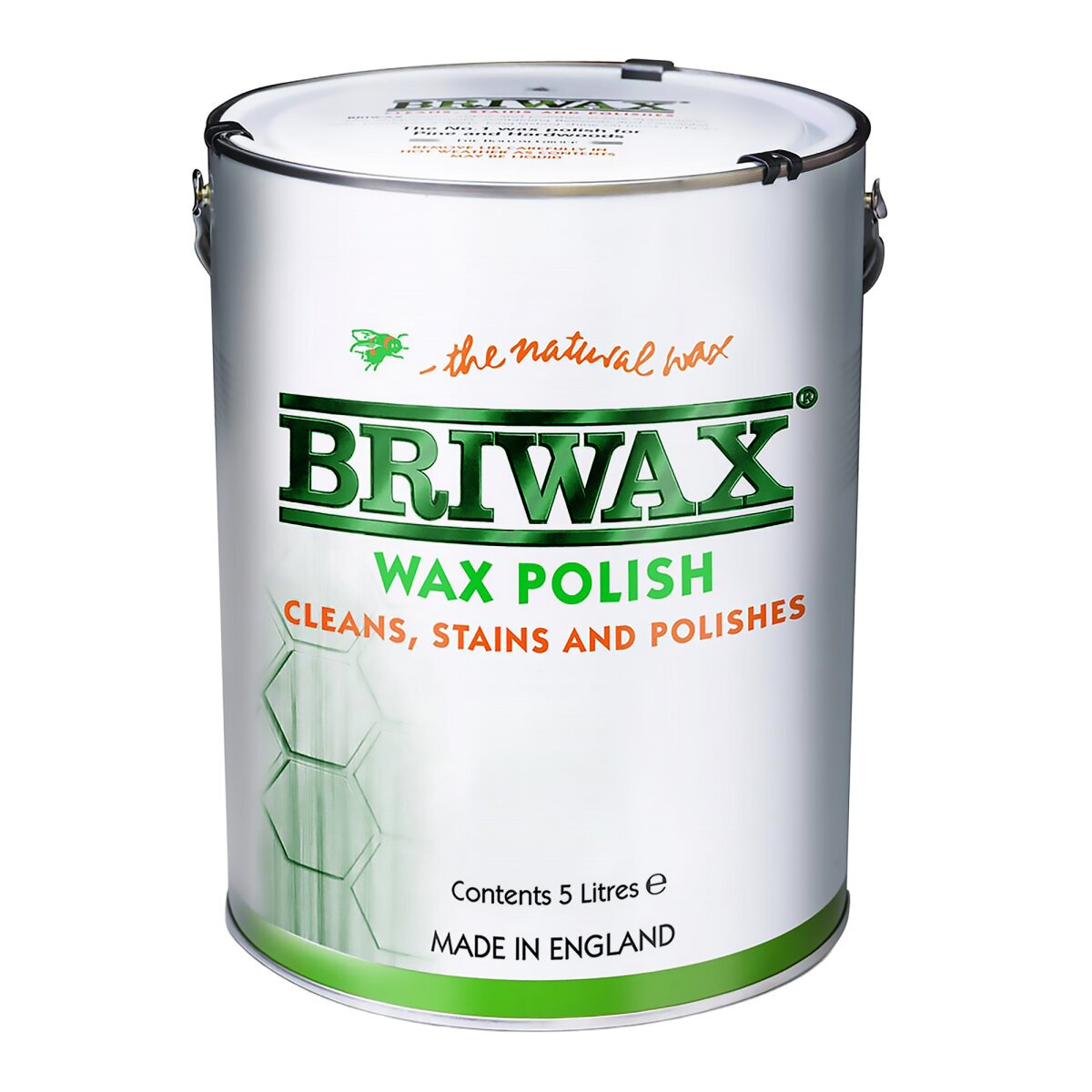 Briwax Wax Polish Original Clear 5 litre BWCL5000