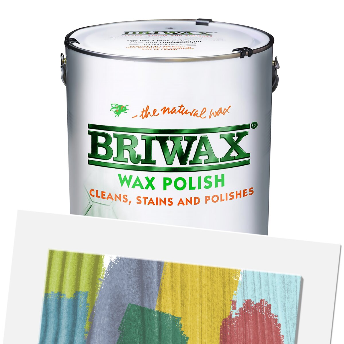 Briwax Wax Polish Jacobean 5L Brown 1