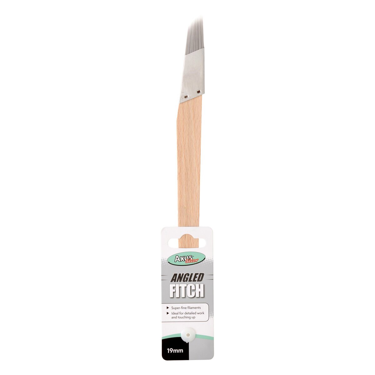 Axus Decor - Angled Fitch Brush (Grey) 19mm