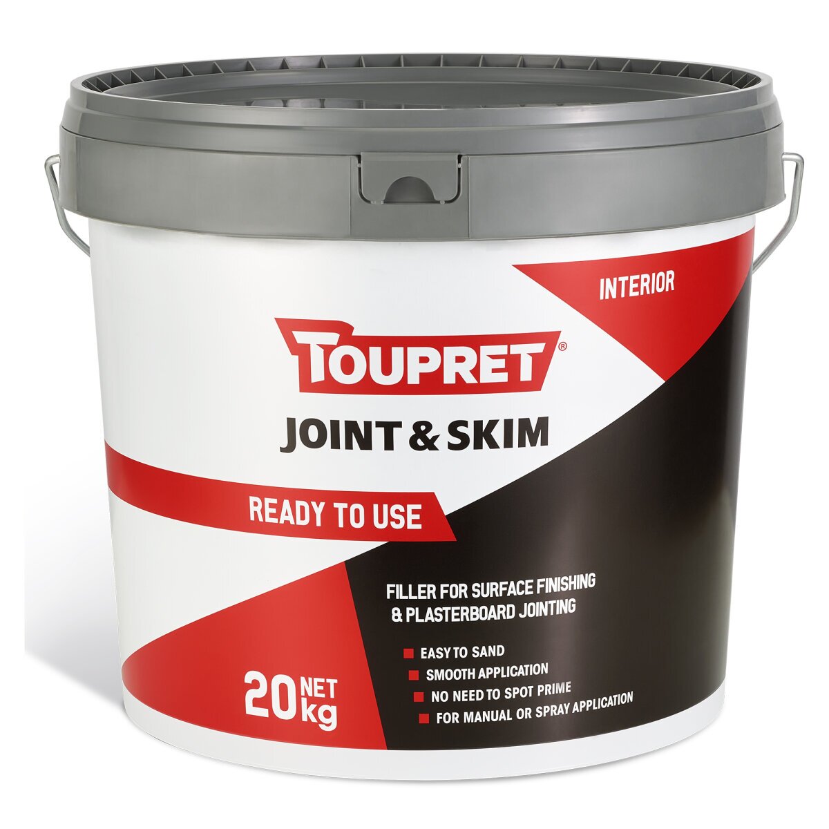 Ready Mixed Skim & Fill Joint - 20kg - Toupret