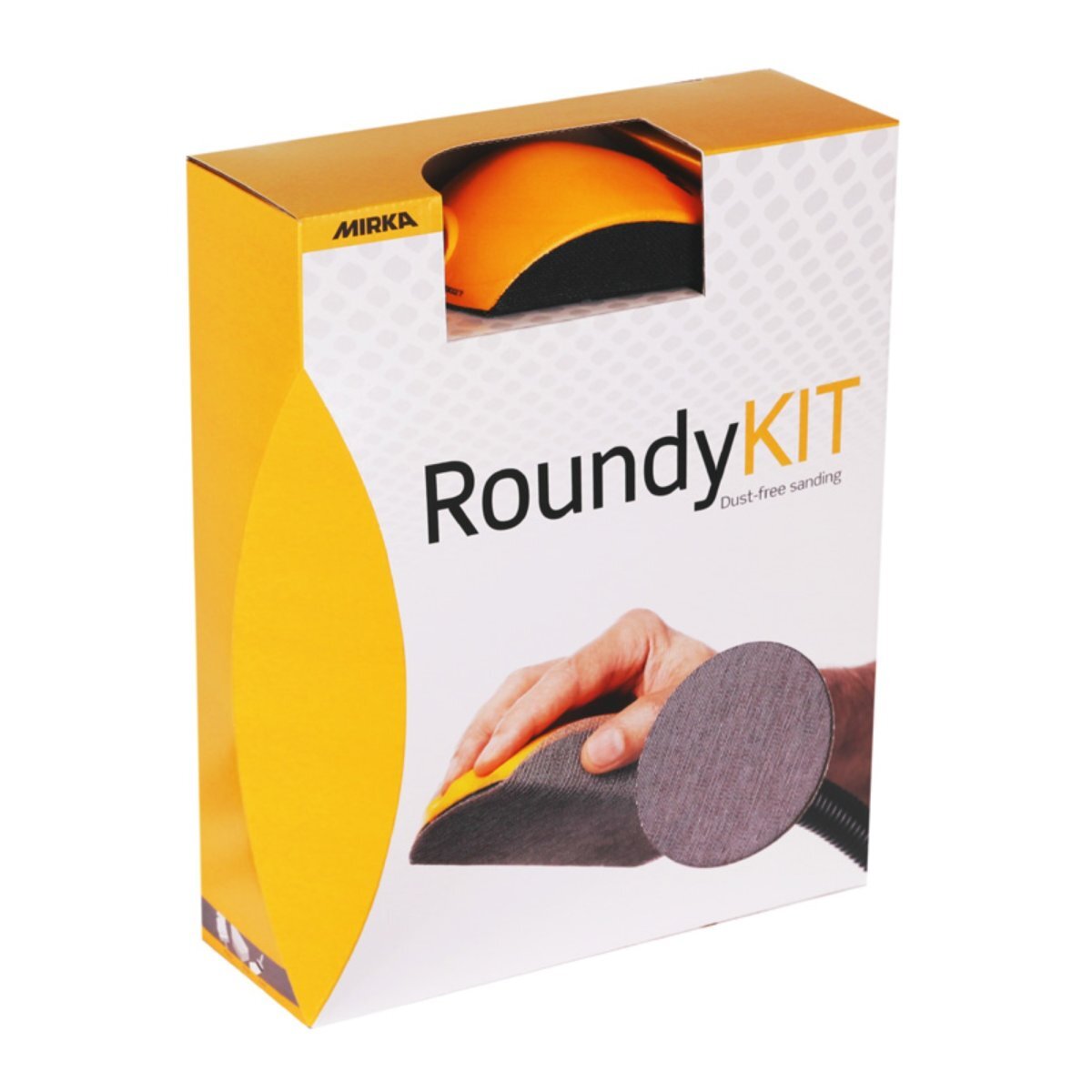 Roundy Dust Free Hand Sanding Kit - 150mm - Mirka