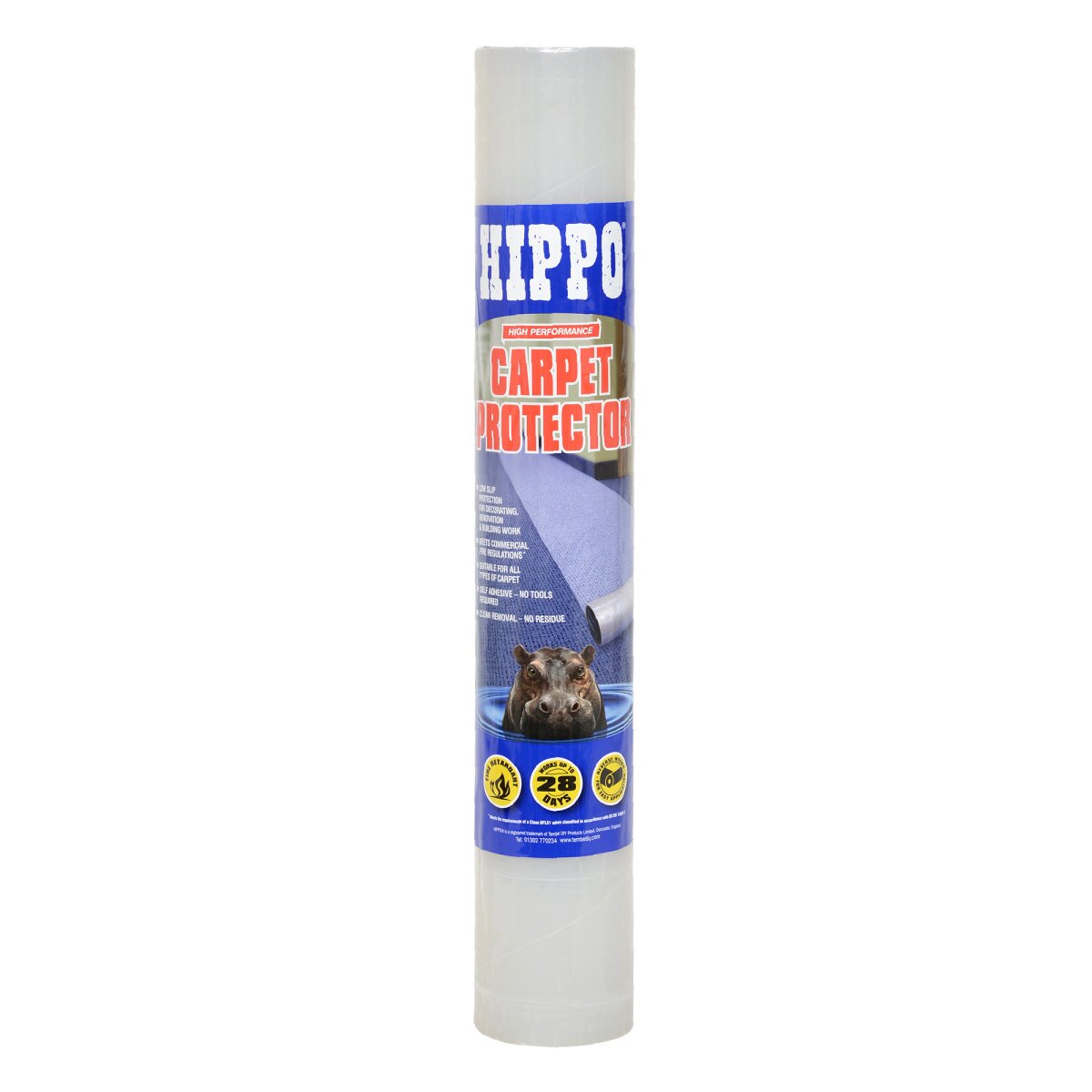 Hippo HP Carpet Protector 600mm X 25m, Clear