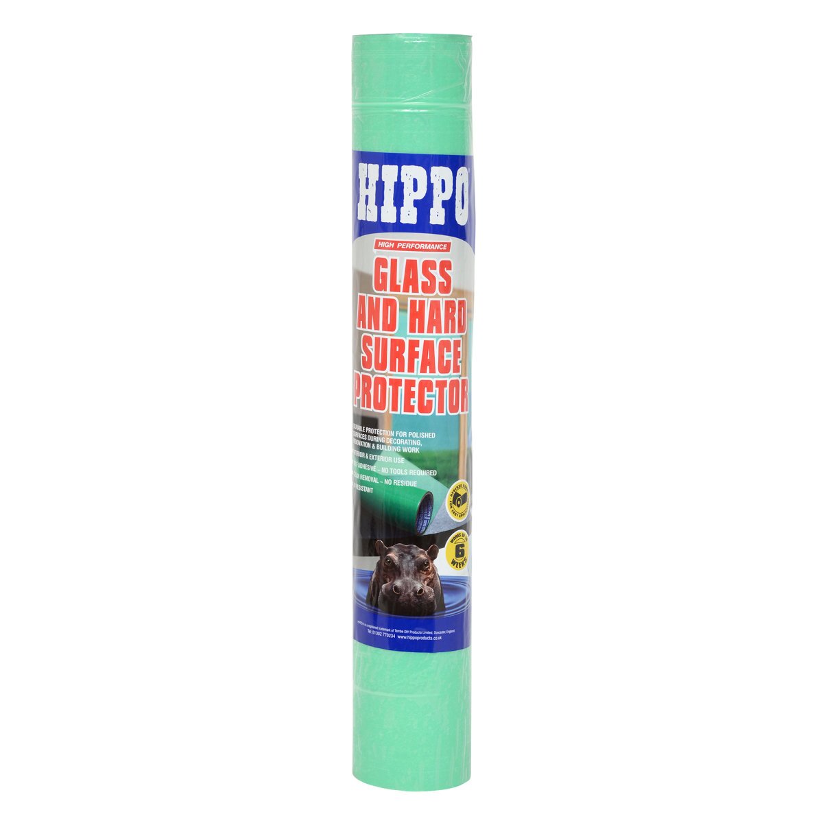 Hippo Glass & Hard Surface Protector 600mm X 25m, Green