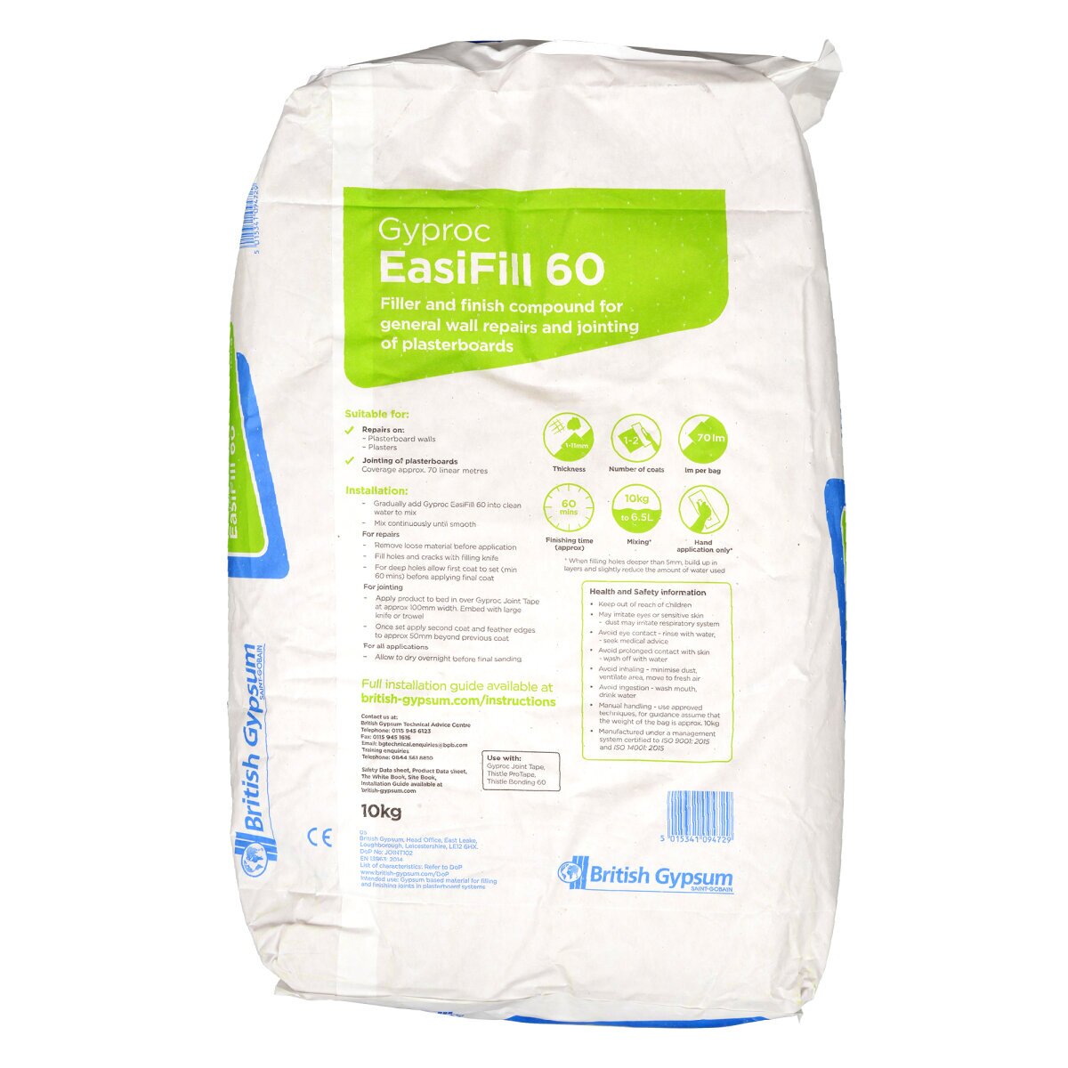 Easy Fill Gyproc Easi-Fill 10KG
