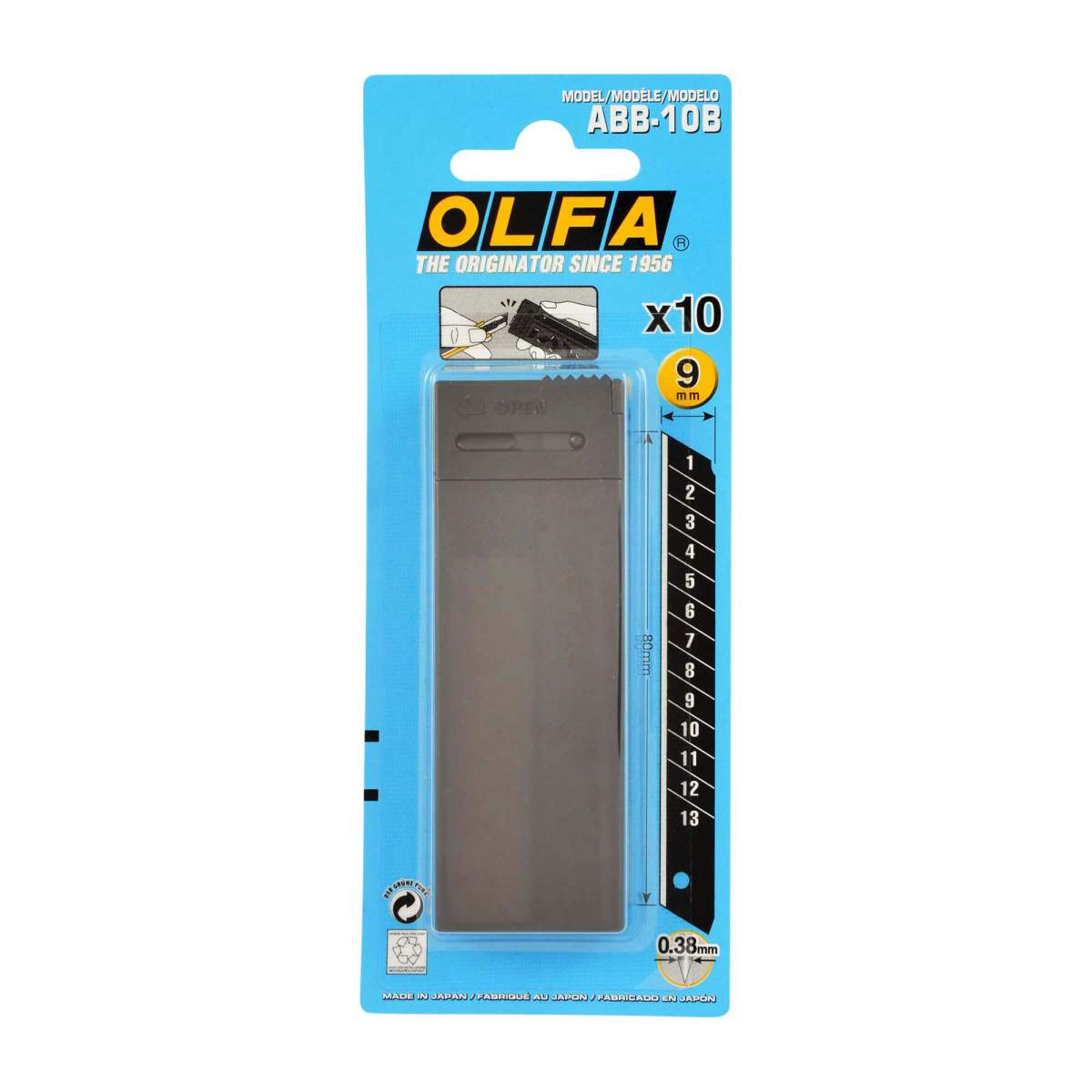 Olfa Excel Black Ul Sharp Blade Pack of 10