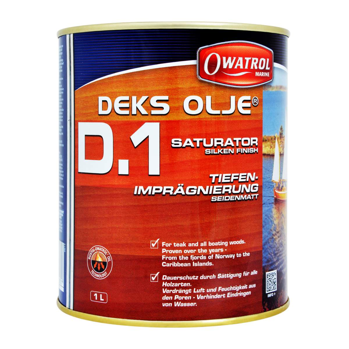 Owatrol Deks Olje D1 Matt 1L - Brewers Decorator Centres
