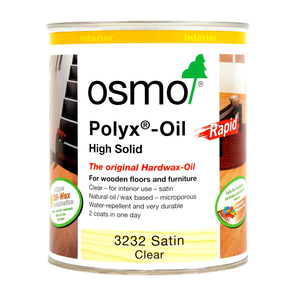 Osmo Polyx-Oil Rapid Satin Matt 3232 Clear