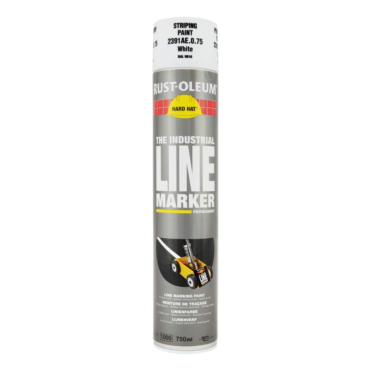 Rust-Oleum 2300 Hard HatLine Marking Spray White White