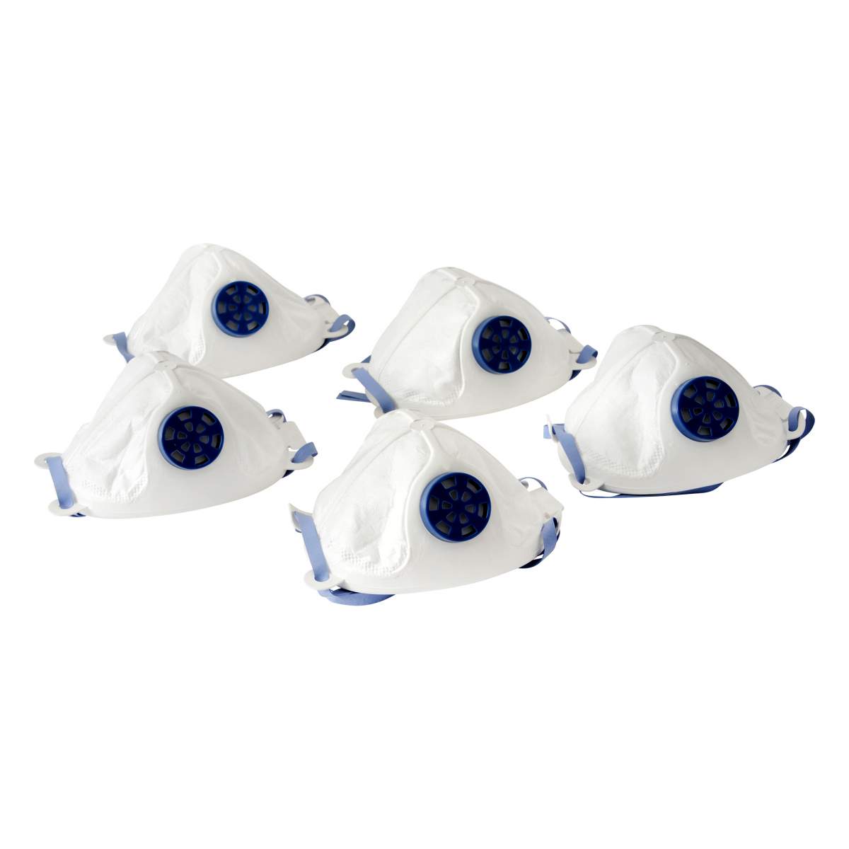 Tembe Theard Moulded Disposable Mask FFP1 Valved Pack of 5