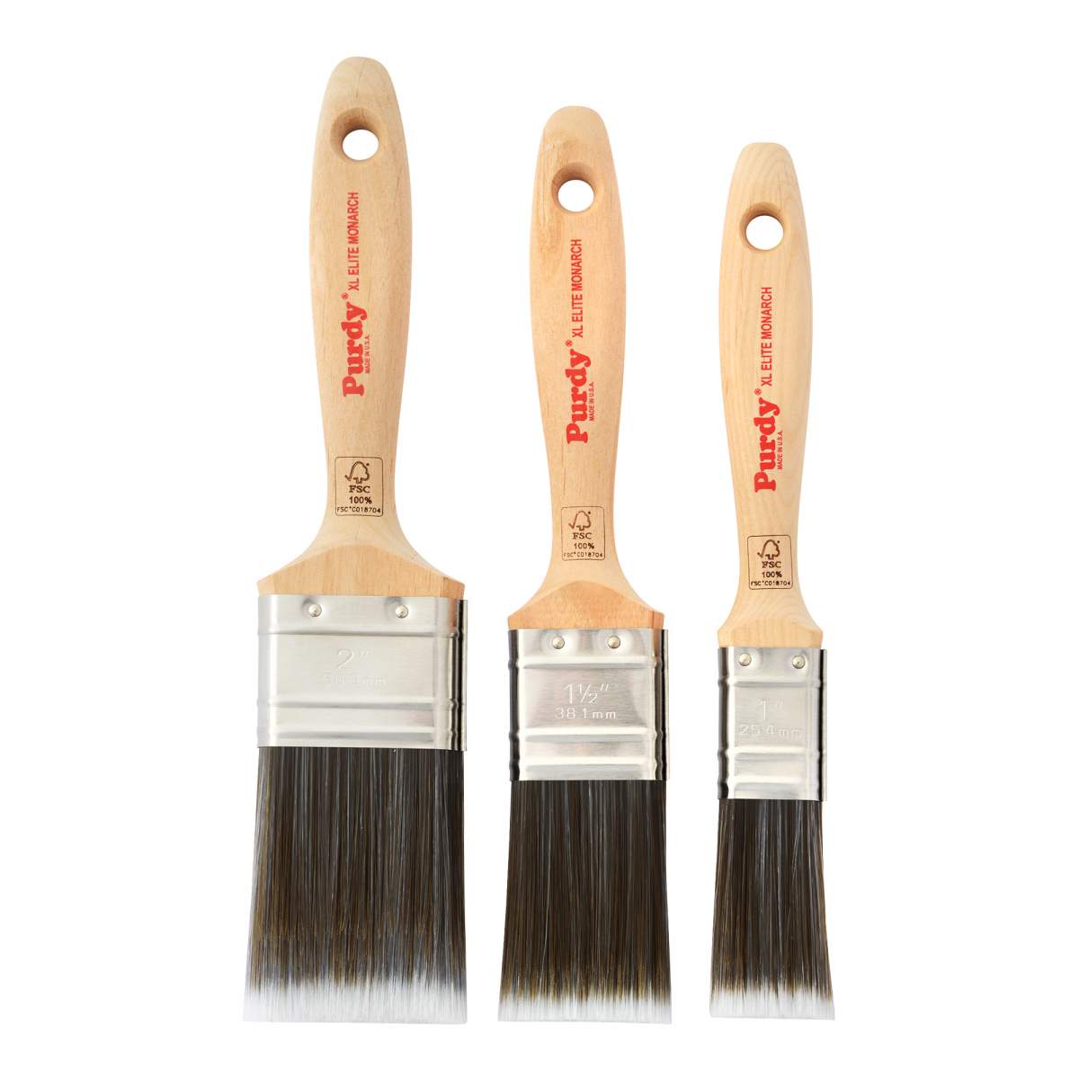 Purdy Monarch Elite Mon1 Brush Pack of 3