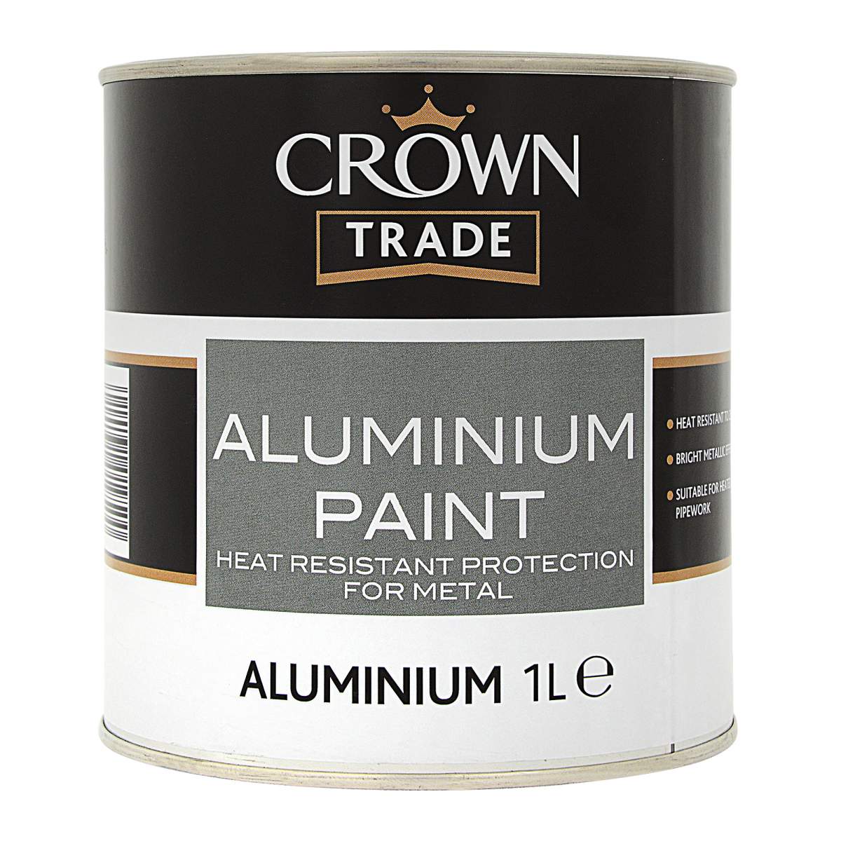 Crown Trade Aluminium Paint Silver