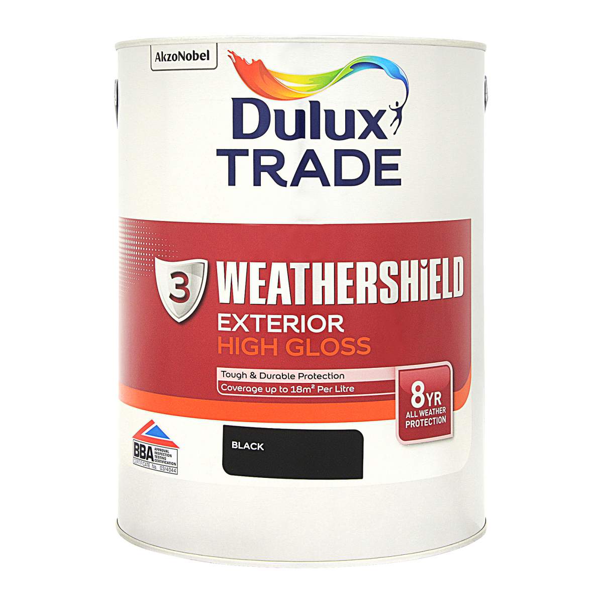 Dulux Trade Weathershield Exterior High Gloss Black