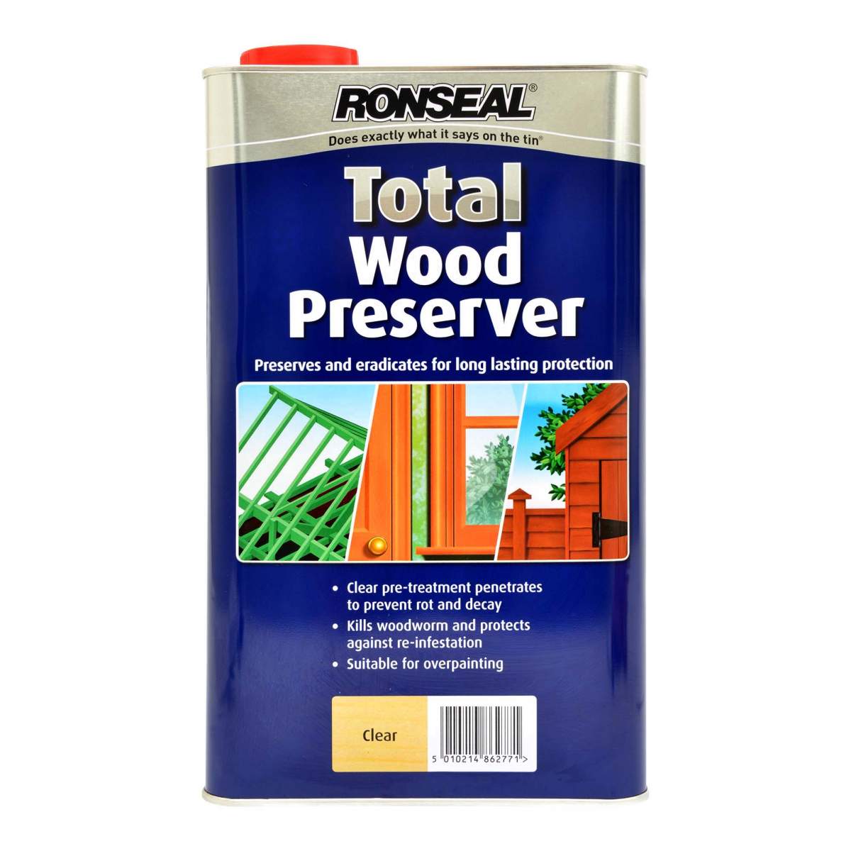 Ronseal Total Wood Preserver Clear