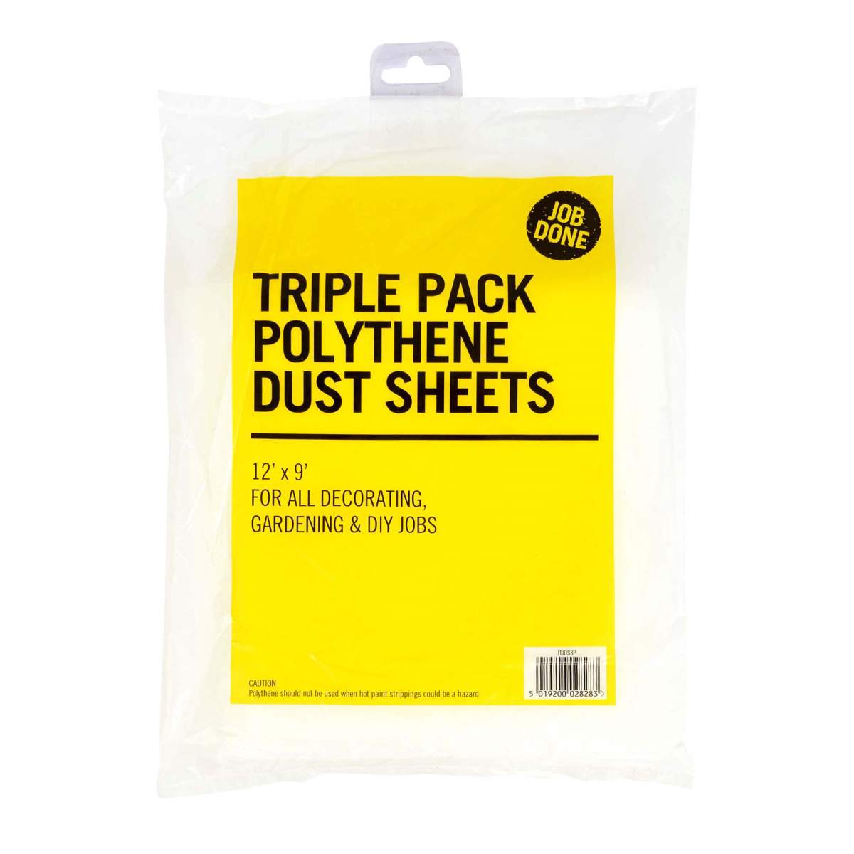 RoDO Polythene Dust Sheets Pack of 3