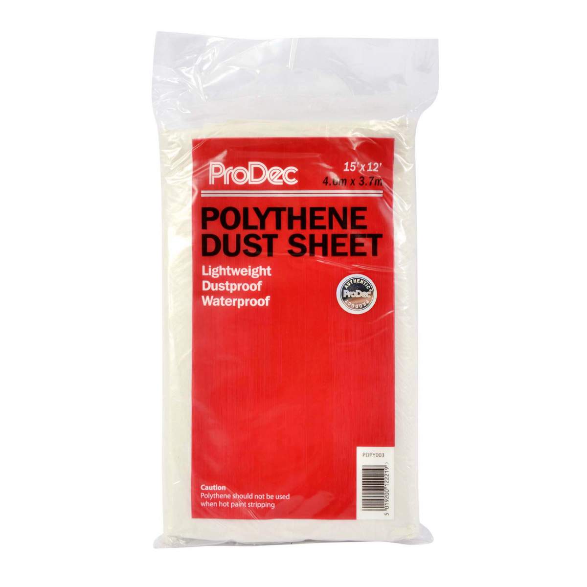ProDec Polythene Dust Sheet