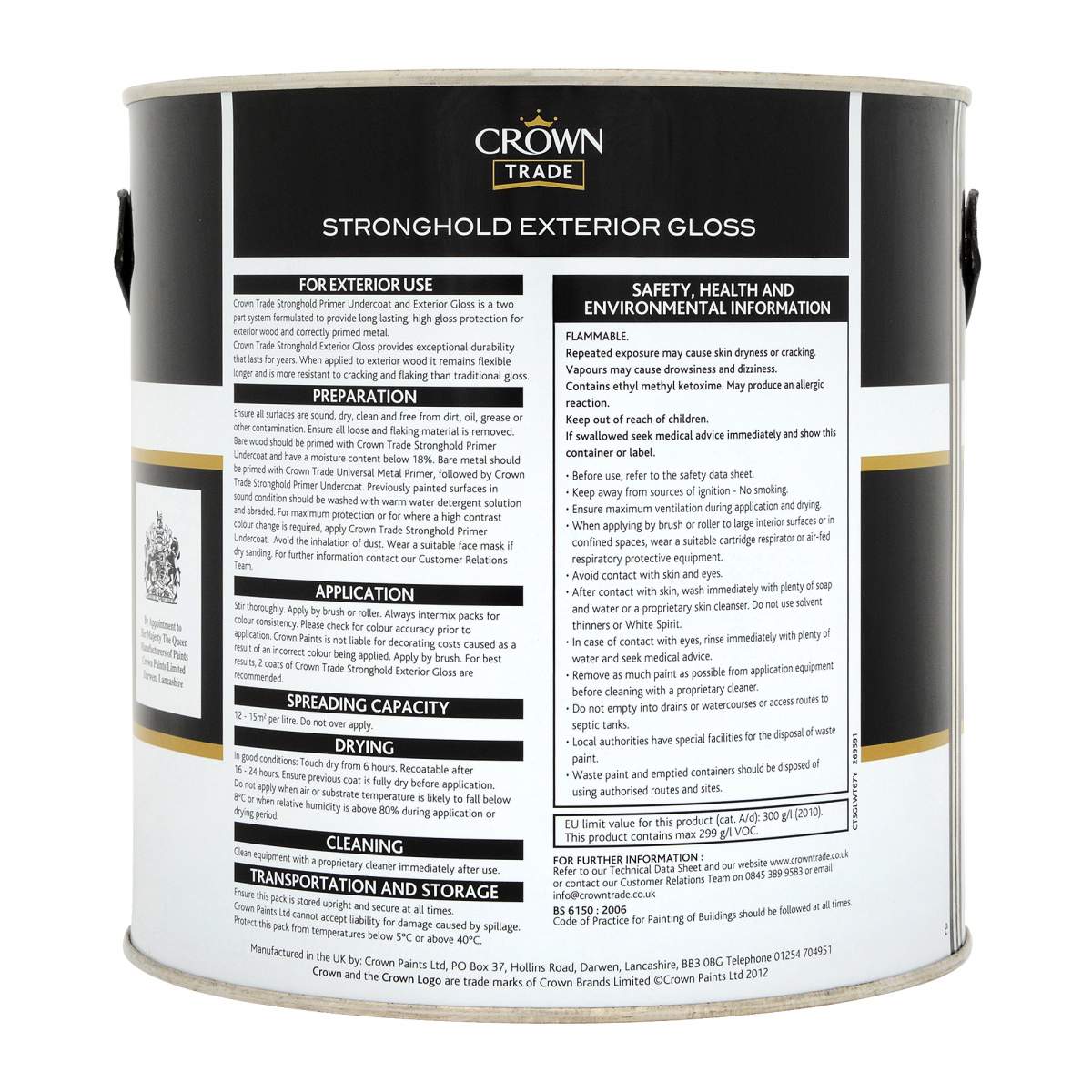 Crown Trade Stronghold Exterior Gloss White