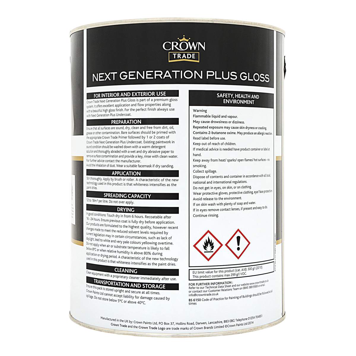 Crown Trade Next Generation Plus Gloss White