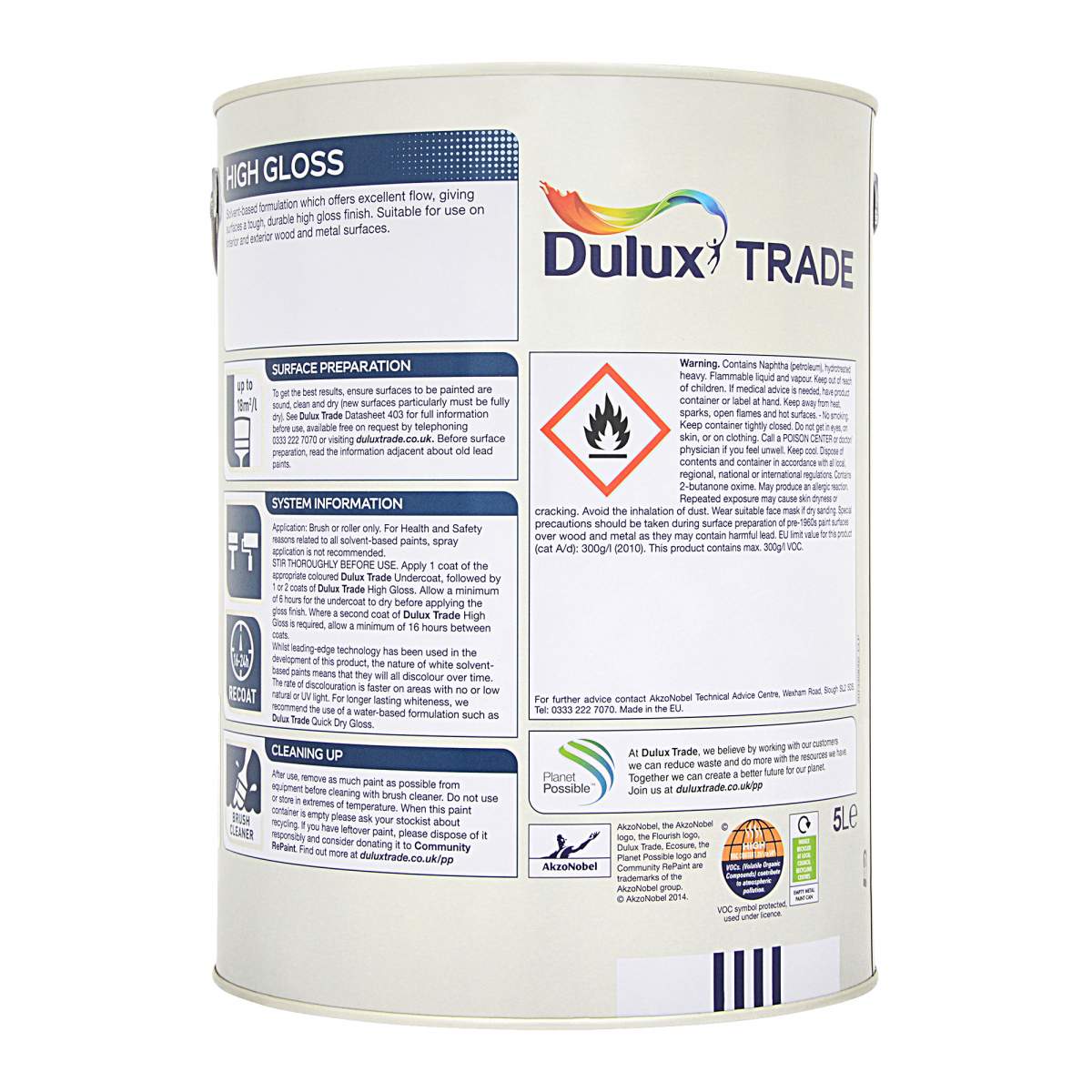 Dulux Trade High Gloss White