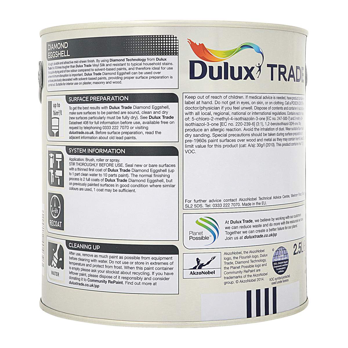 Dulux Trade Diamond Eggshell Pure Brilliant White