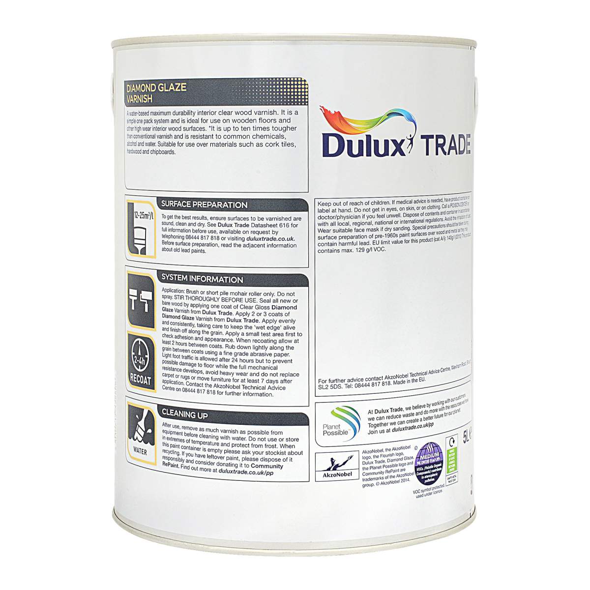 Dulux Trade Diamond Glaze Satin Clear