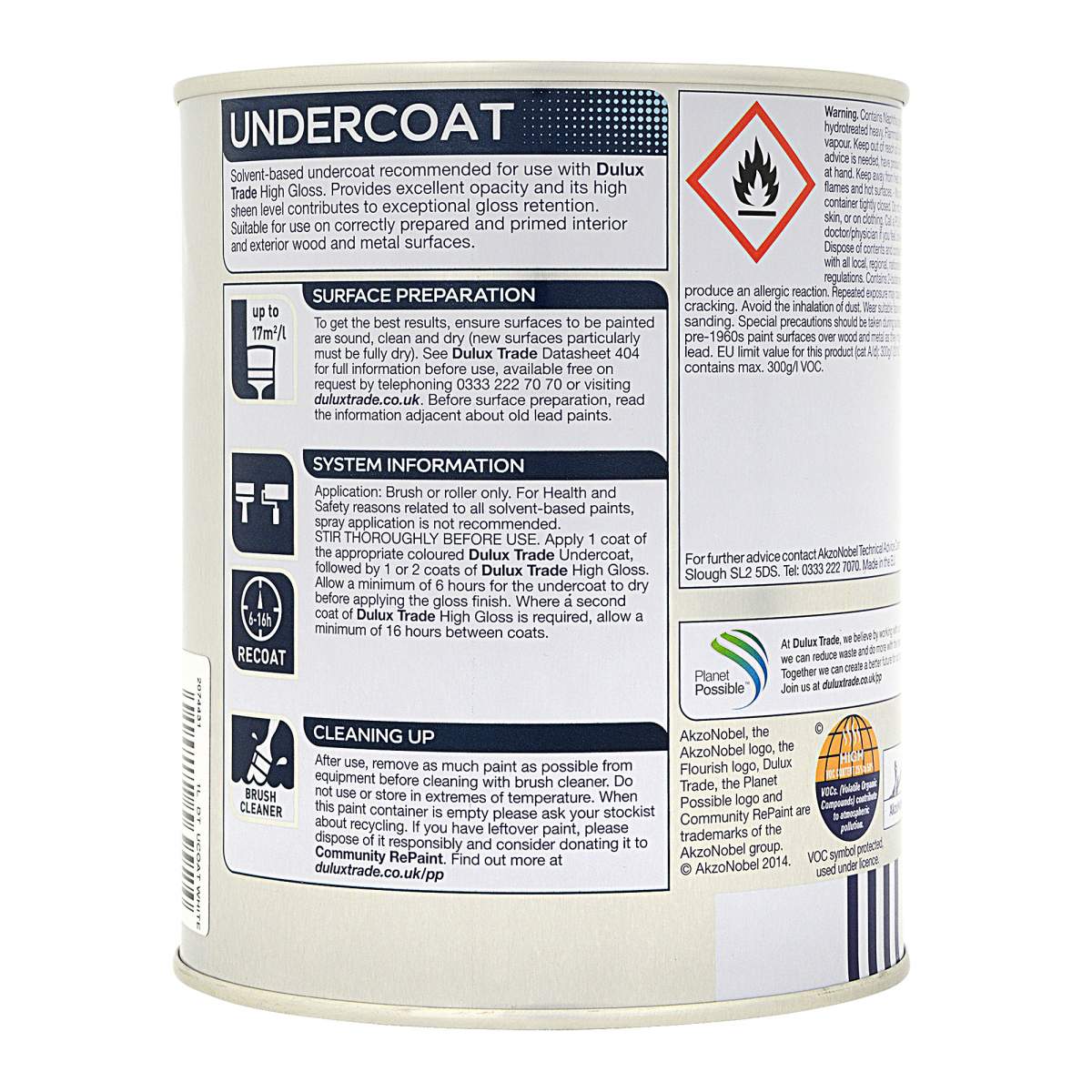 Dulux Trade Undercoat White