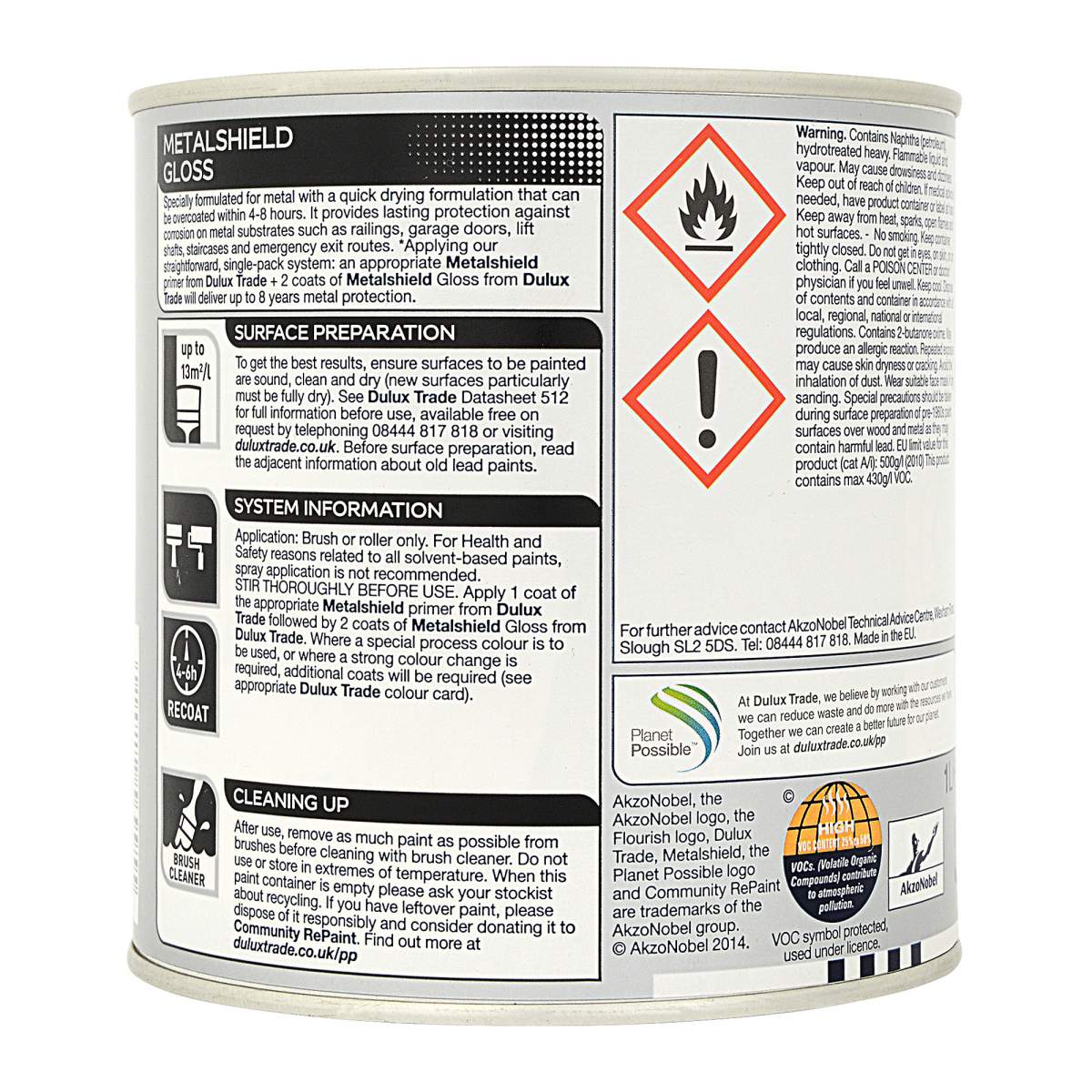 Dulux Trade Metalshield Gloss White