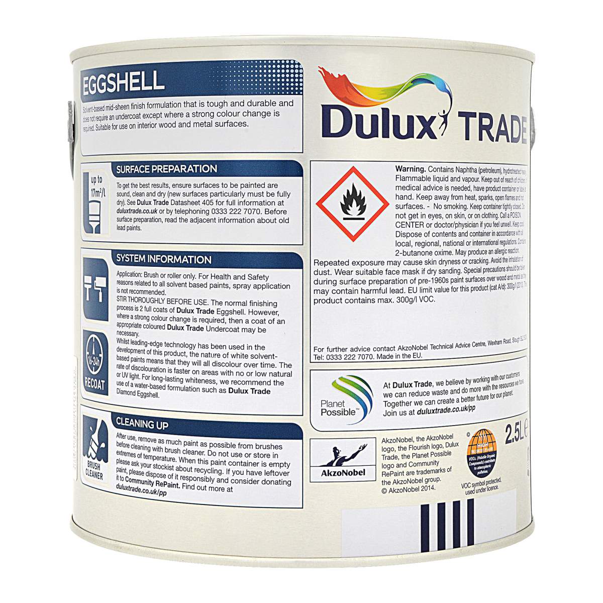 Dulux Trade Eggshell White