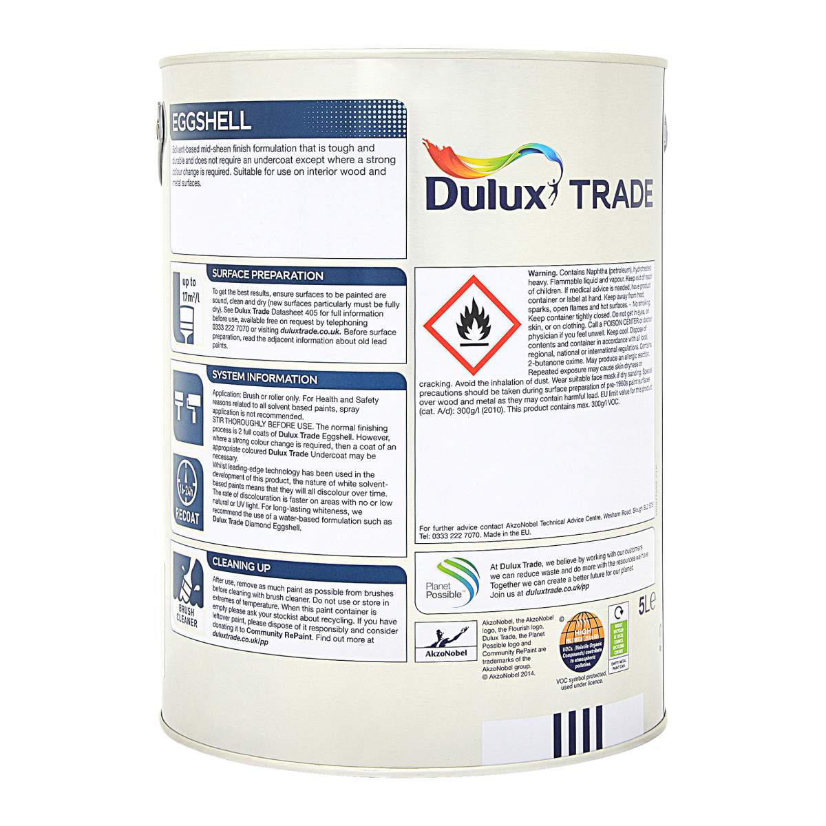 Dulux Trade Eggshell White