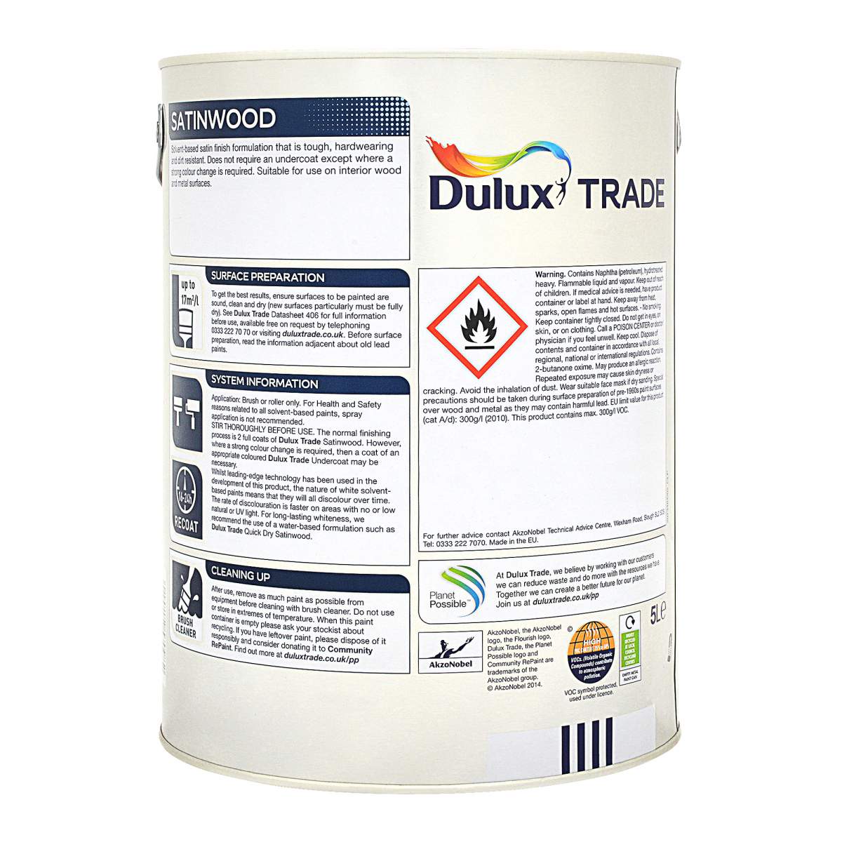 Dulux Trade Satinwood Pure Brilliant White