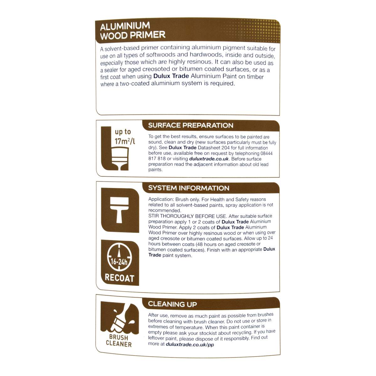 Dulux Trade Aluminium Wood Primer Grey