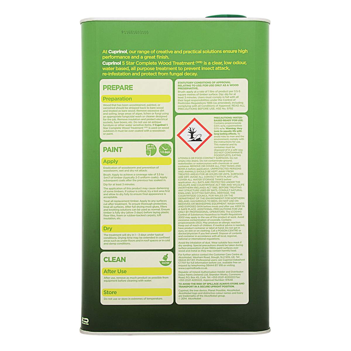 Cuprinol Trade 5 Star Complete Wood Treatment Clear