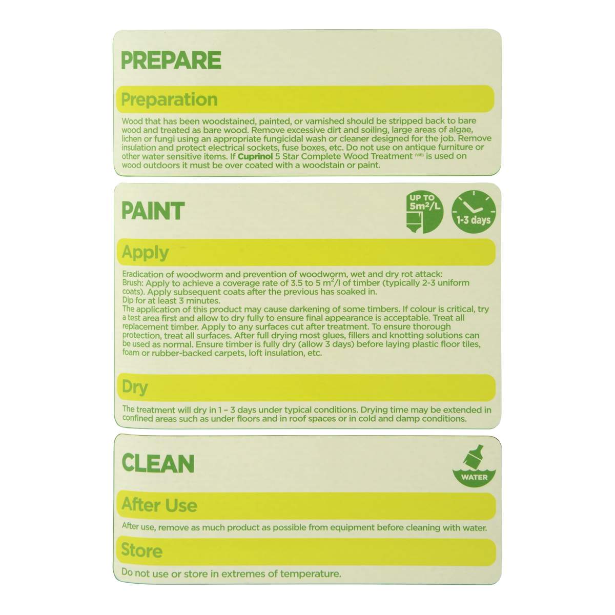 Cuprinol Trade 5 Star Complete Wood Treatment Clear
