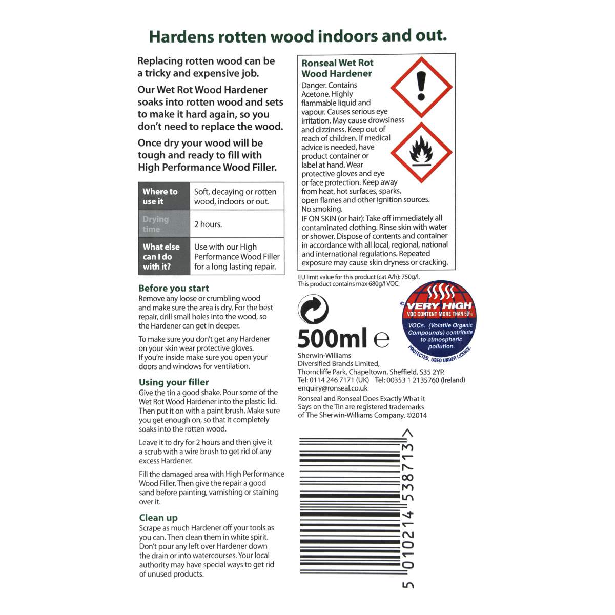 Wet Rot Hardener